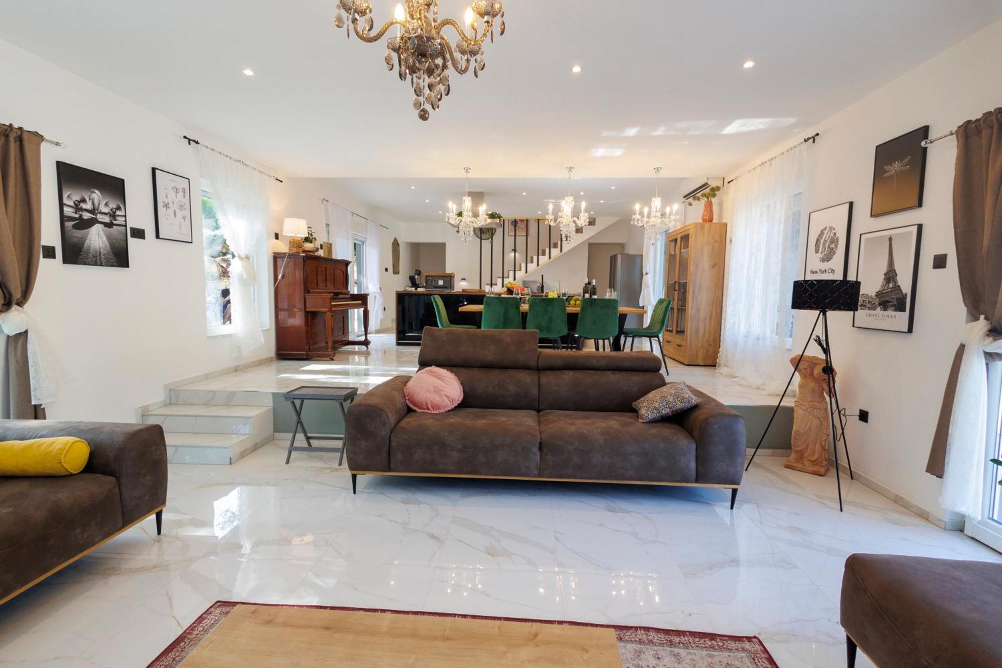 Luxury Villa Andrea Vrzika In Forest Near The Sea Zagvozd Exterior photo