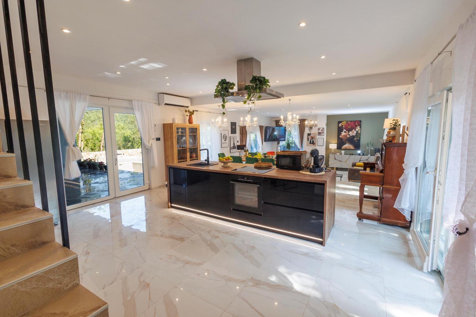 Luxury Villa Andrea Vrzika In Forest Near The Sea Zagvozd Exterior photo
